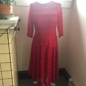 Red Lace Going Out Dress